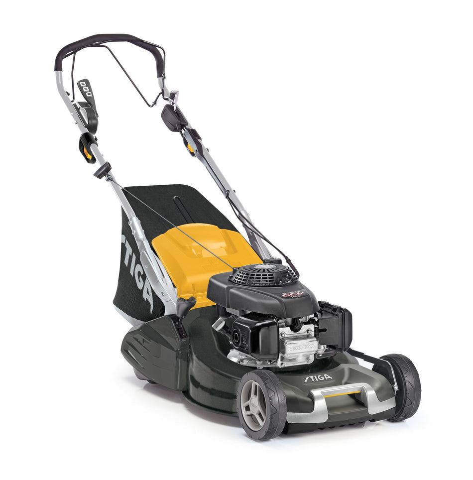 STIGA Twinclip 55SRH BBC Petrol Walk-behind Lawnmower with Rear Roller